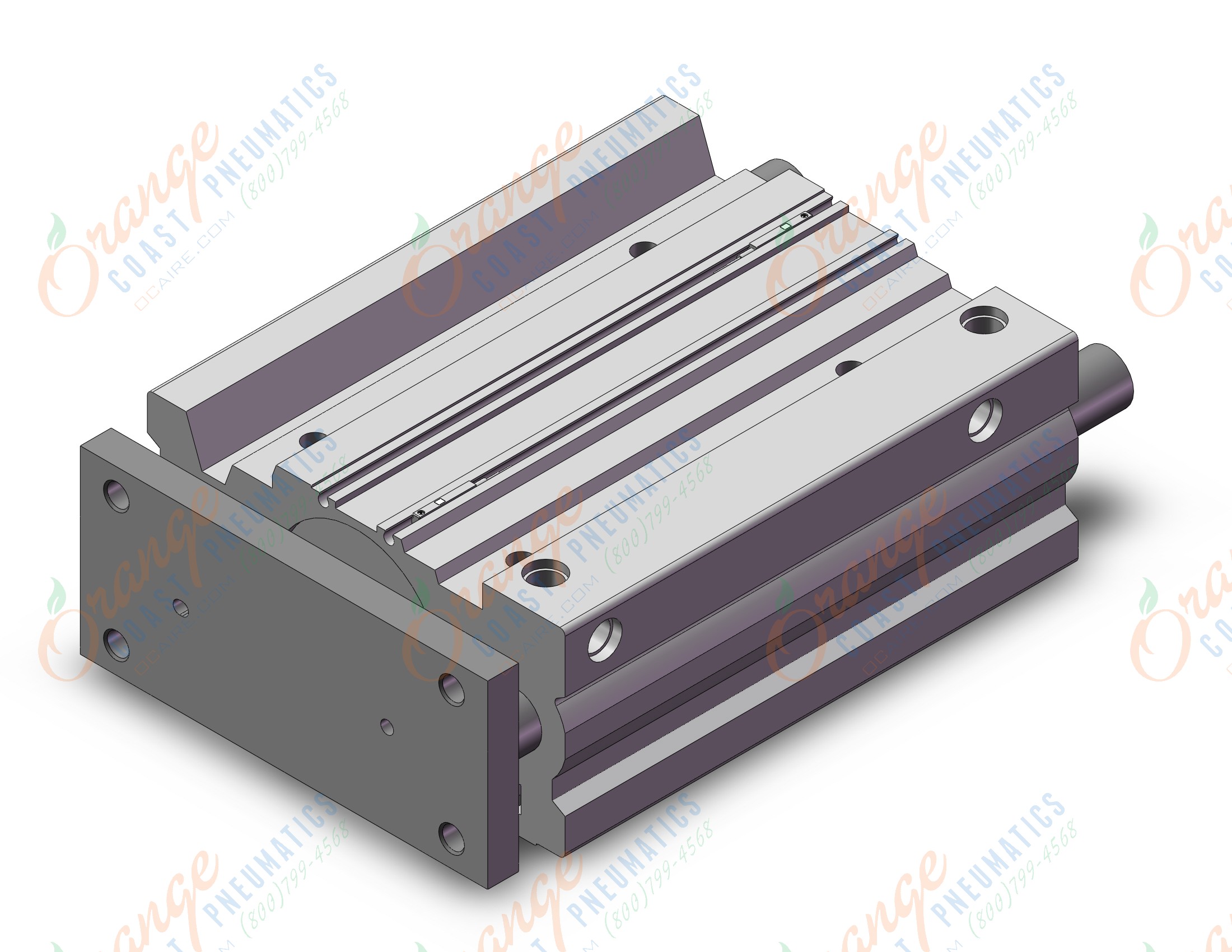 SMC MGPA63TN-125AZ-M9PWL cyl, guide h/prec, air cushion, MGP COMPACT GUIDE CYLINDER