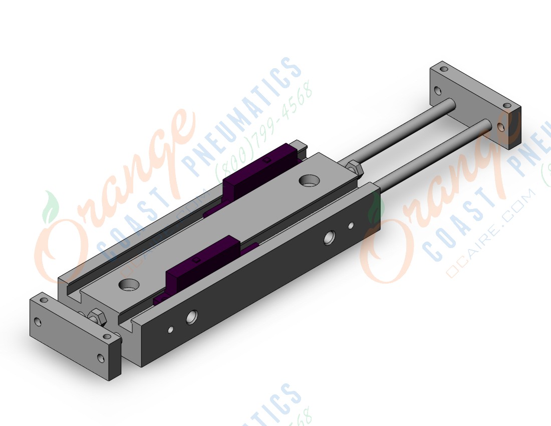 SMC CXSWL6-50-Y7NWSAPC cyl, dual rod, ball bearing, CXS GUIDED CYLINDER