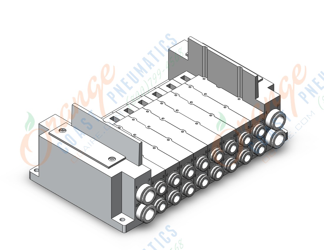 SMC SS5Y7-10S0-08B-C8 manifold, NEW SY5000 MFLD