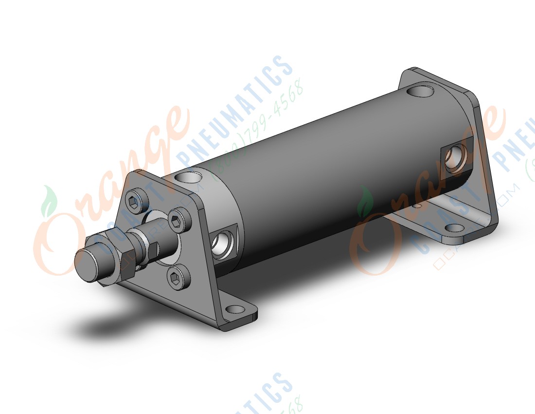 SMC CDG1LN50TN-100Z cylinder, CG/CG3 ROUND BODY CYLINDER