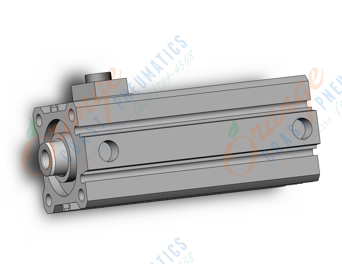 SMC CBQ2A32-50DC-RN cyl, compact, locking, CBQ2 CYLINDER COMPACT LOCKING