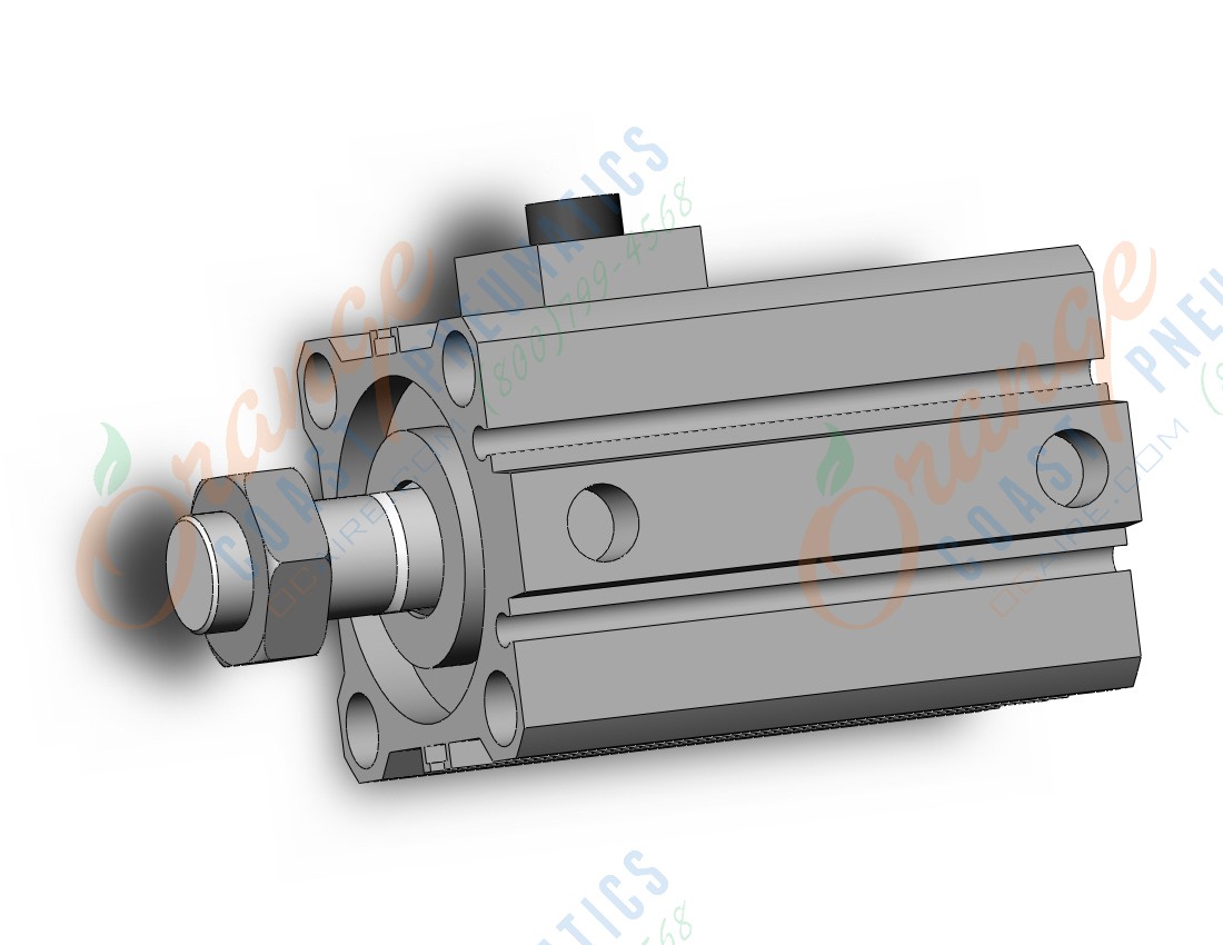 SMC CDBQ2B40-15DCM-RN cyl, compact, locking, sw cap, CBQ2 CYLINDER COMPACT LOCKING