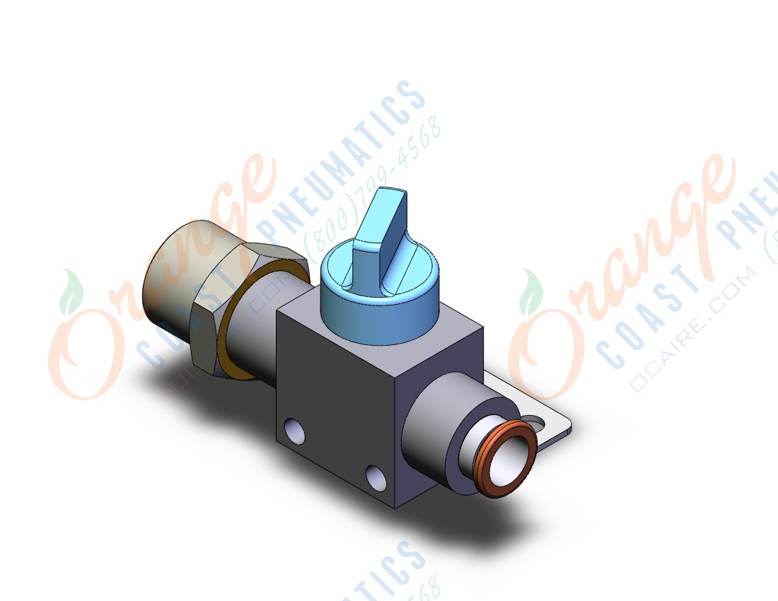 SMC VHK2-03S-08FL finger valve, VHK2 FINGER VALVE