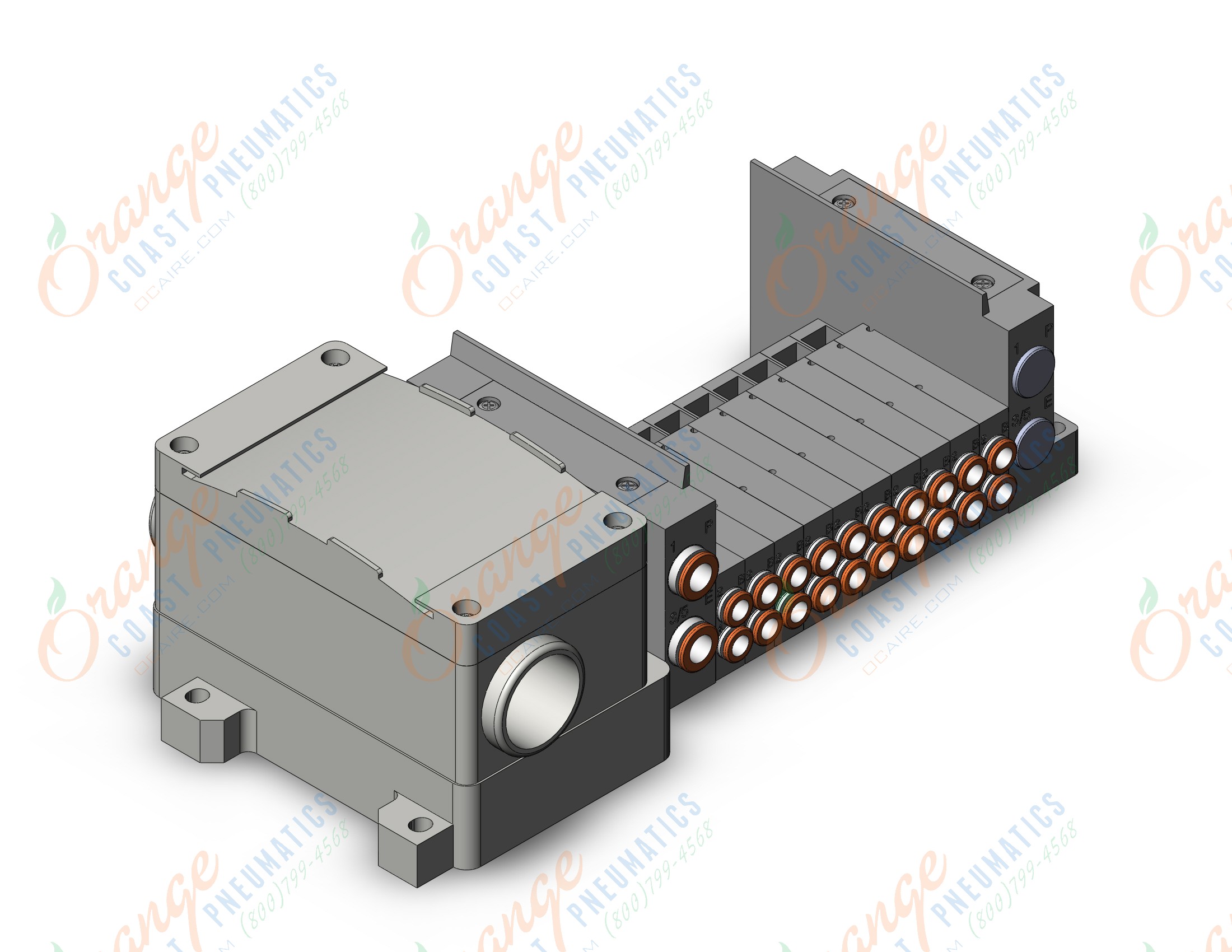 SMC SS5Y3-10T-10D-C6 manifold, NEW SY3000 MFLD