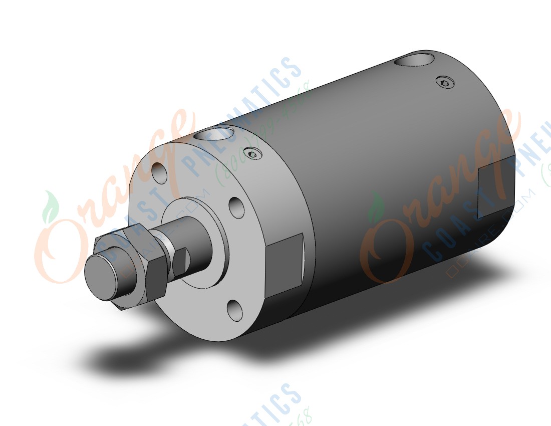 SMC CDG1BA100TN-75Z base cylinder, CG/CG3 ROUND BODY CYLINDER