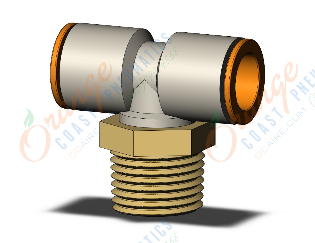 SMC KQ2T13-37A fitting, branch tee, KQ2 FITTING (sold in packages of 10; price is per piece)