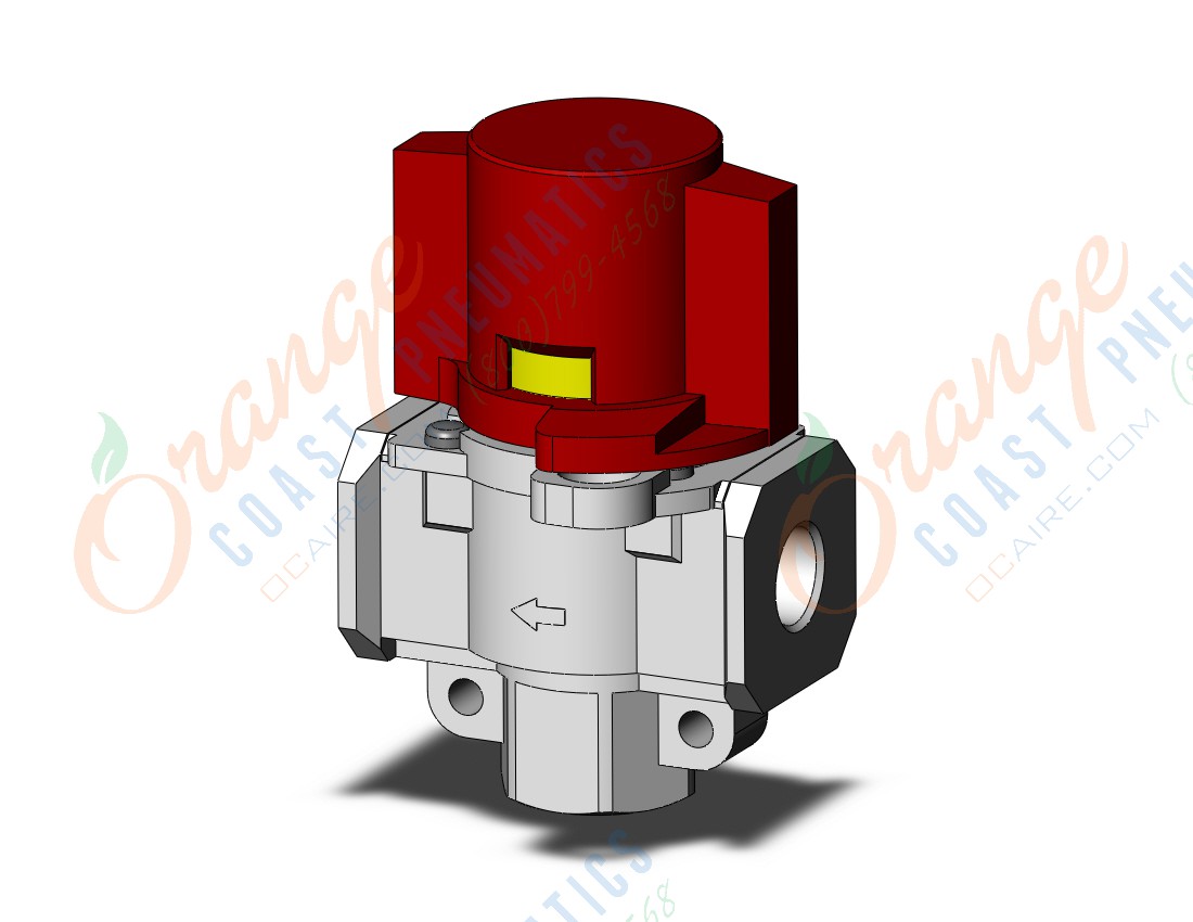 SMC VHS30-F02B-R single action relief valve, VHS HAND VALVE