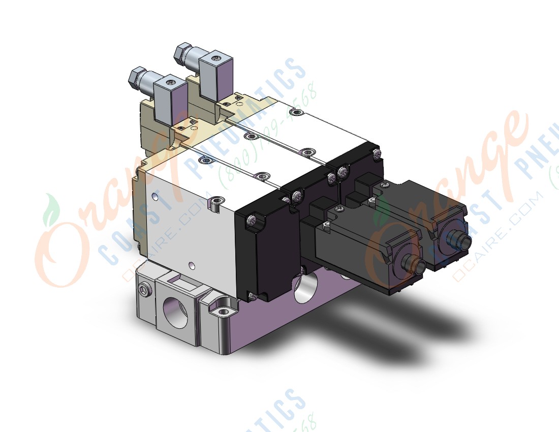 SMC VP744-5DZ1-04N-M20-X555 valve, sol, VP3/5/7 SOL VALVE 3-PORT