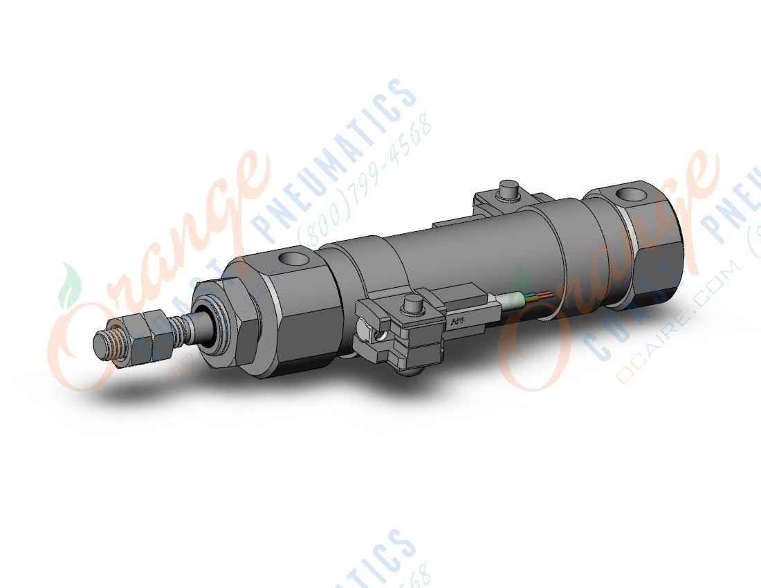 SMC CDJ2B16-30Z-A93-B cylinder, CJ2 ROUND BODY CYLINDER