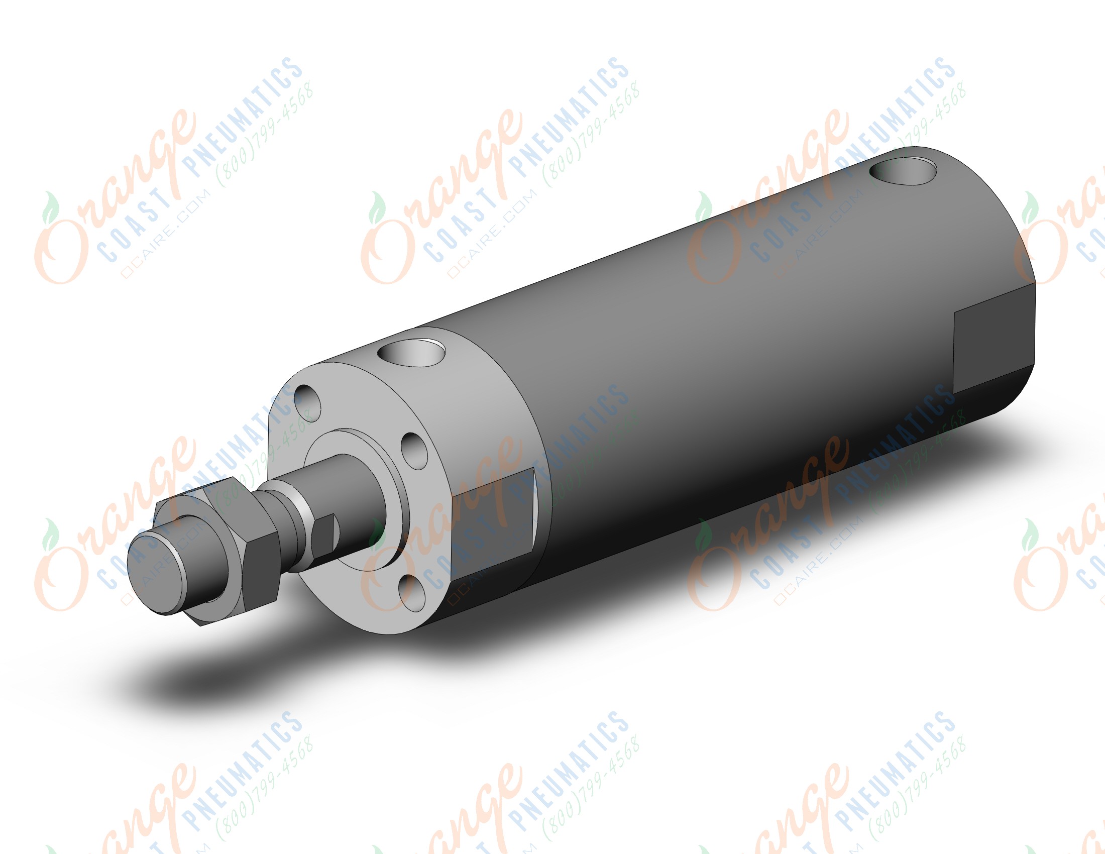 SMC CG1ZN50-75Z base cylinder, CG/CG3 ROUND BODY CYLINDER