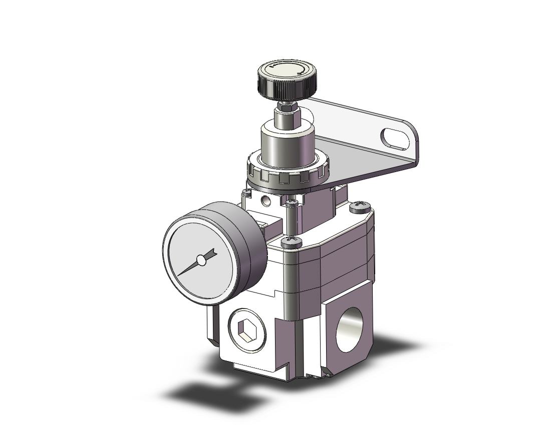 SMC IR3012-04BG-A regulator, precision, IR PRECISION REGULATOR