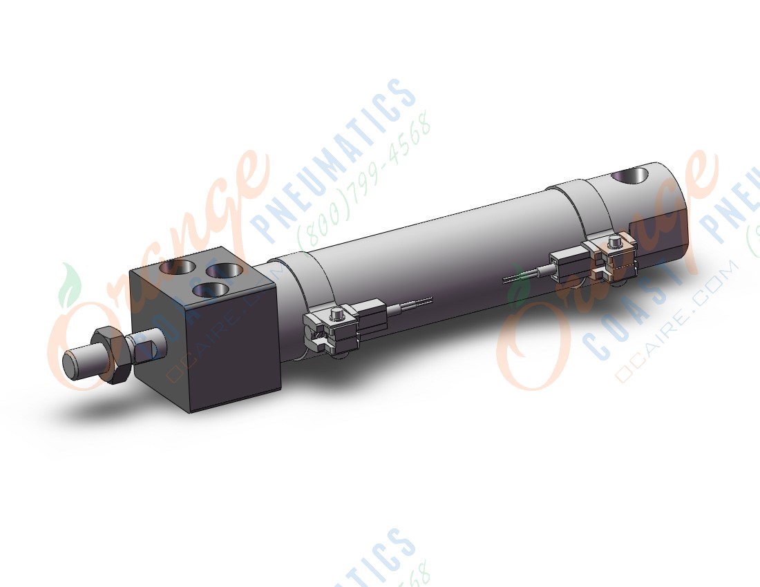 SMC CDG1RN20-75Z-A93Z cylinder, CG/CG3 ROUND BODY CYLINDER