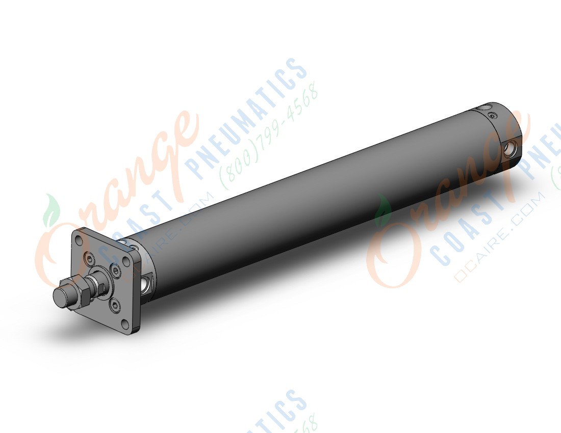 SMC CDG1FA50-350Z cylinder, CG/CG3 ROUND BODY CYLINDER