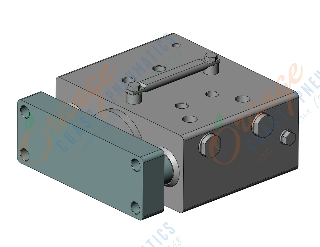 SMC HYDG40TFH-25 cylinder, GUIDED HYGIENIC CYL