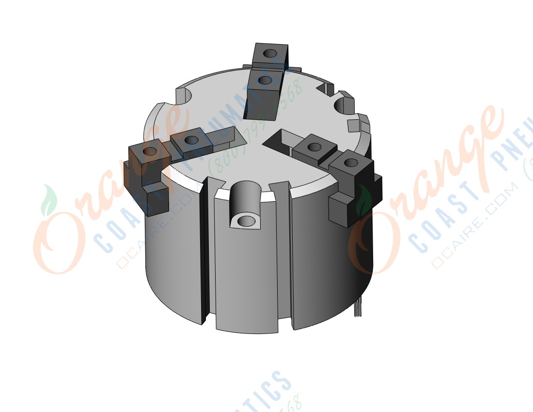 SMC MHS3-50D-M9P cylinder, MHS3 GRIPPER, 3-FINGER