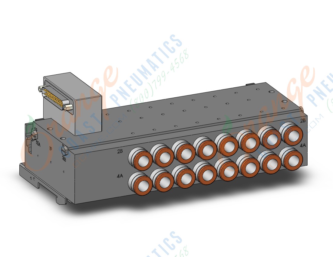 SMC SS5Y7-50F2-08B-KN11ND0 manifold, NEW SY5000 MFLD