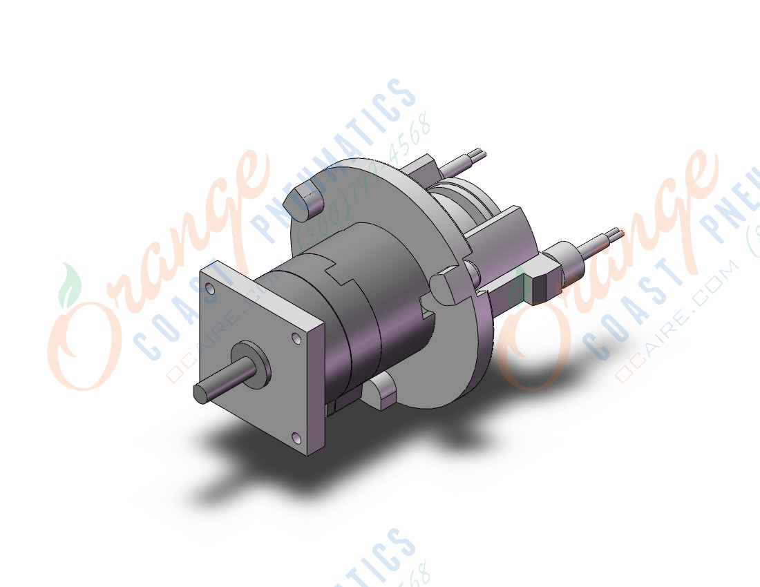 SMC CDRBU2WU15-180SZ-S9PL actuator, free mount rotary, CRBU2 ROTARY ACTUATOR