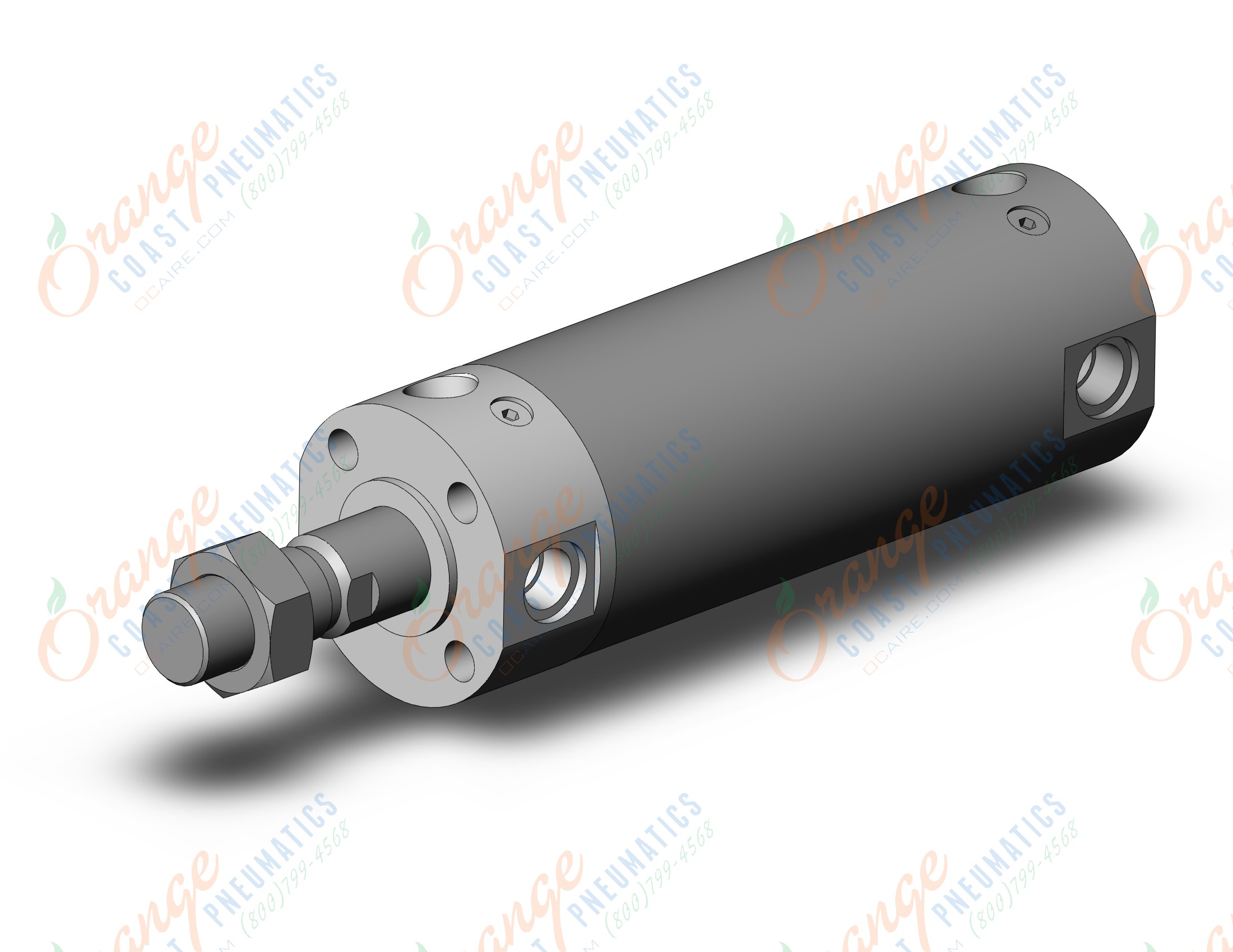 SMC CG1BA50-75Z cylinder, CG/CG3 ROUND BODY CYLINDER