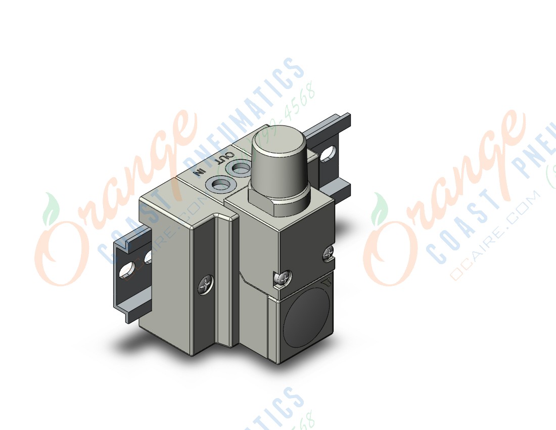 SMC ARM11BA1-108-A compact mfld regulator w/gauge, ARM11 MANIFOLD REGULATOR