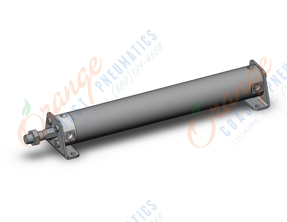 SMC CDG1KLN40-250Z cylinder, CG/CG3 ROUND BODY CYLINDER