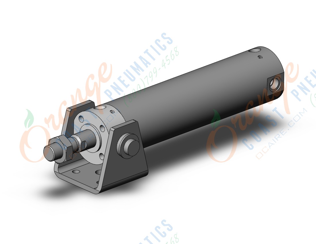 SMC CDG1UA40TN-125Z-N cylinder, CG/CG3 ROUND BODY CYLINDER