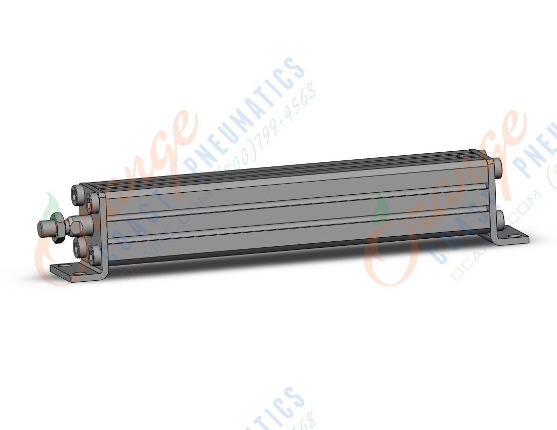 SMC CDQSLC20-150DCM cyl, compact, dbl act long stk, CQS COMPACT CYLINDER