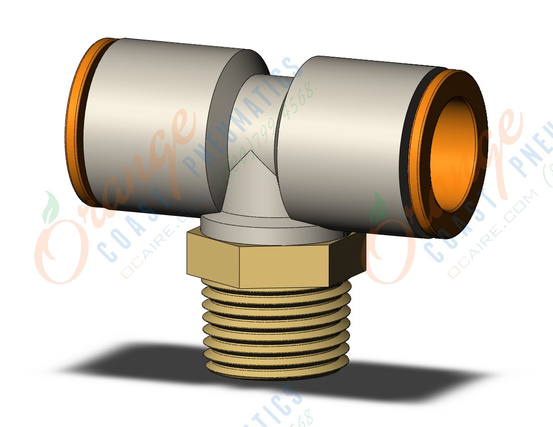 SMC KQ2T13-36A fitting, branch tee, KQ2 FITTING (sold in packages of 10; price is per piece)