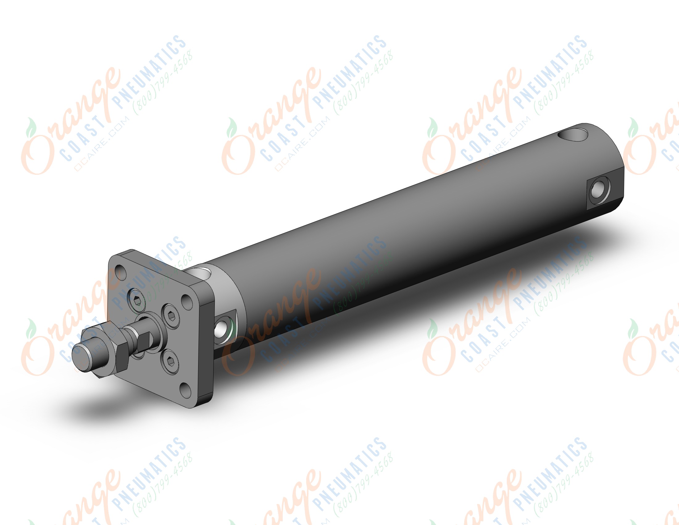 SMC CDG1FN25-125Z cylinder, CG/CG3 ROUND BODY CYLINDER