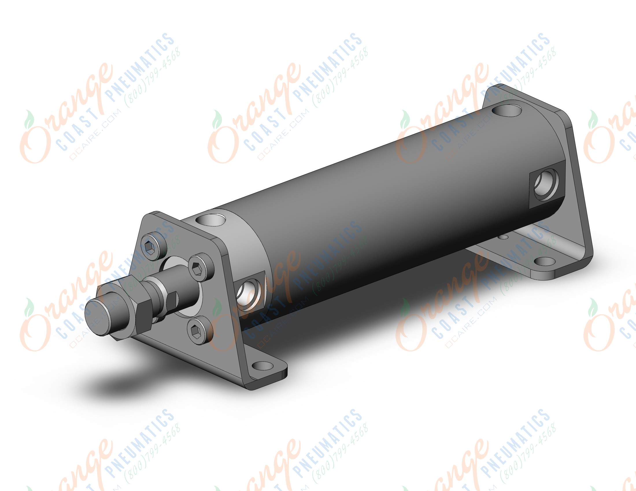 SMC CDG1LN50-125Z cylinder, CG/CG3 ROUND BODY CYLINDER