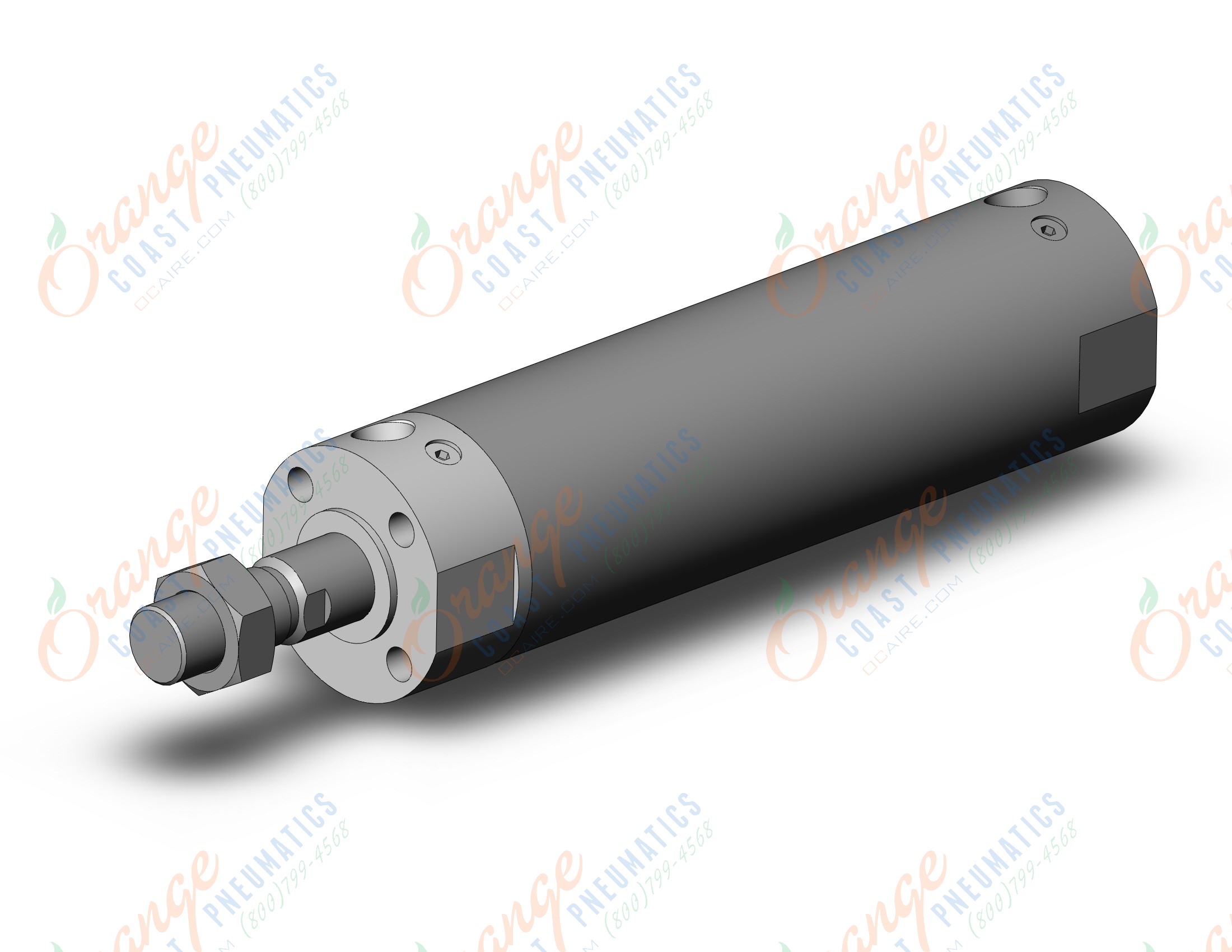 SMC CG1ZA50-125Z base cylinder, CG/CG3 ROUND BODY CYLINDER