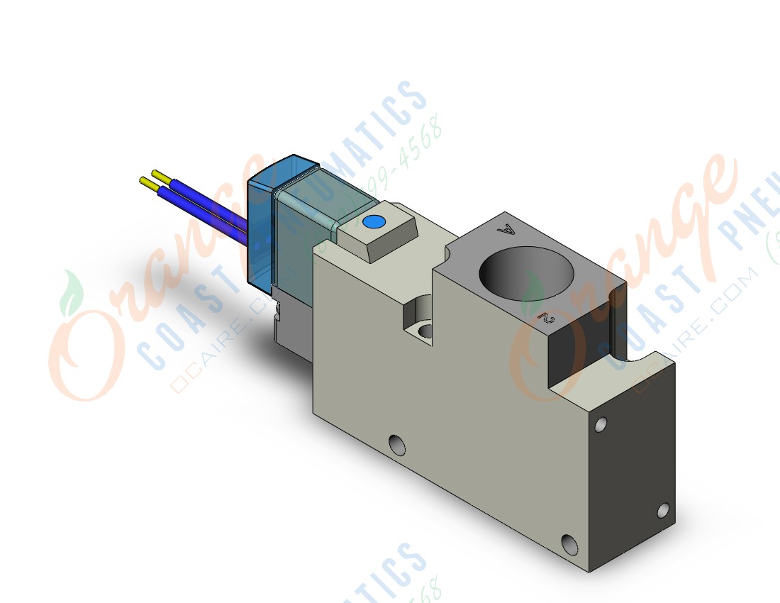 SMC VQZ342-5G1-02T valve, VQZ300 VALVE, SOL 3-PORT