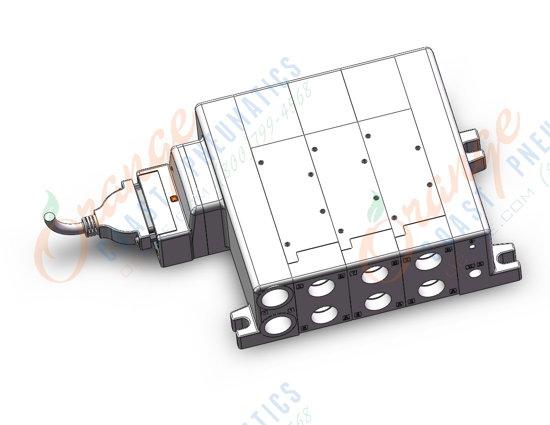 SMC VV5QC51-0304FD3 manifold, VQC5000 SERIES