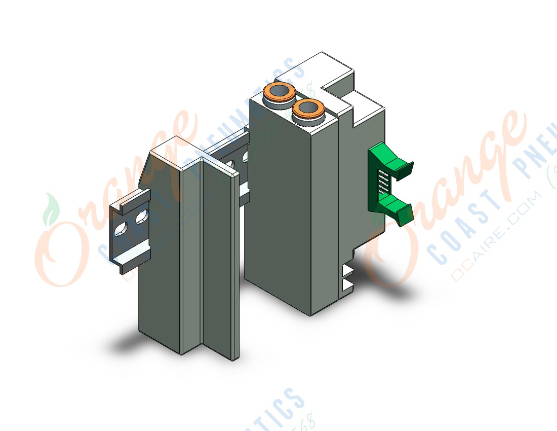SMC SS5Z3-60PHD1-04D mfld, plug-in w/o power supply, SS5Z3 MANIFOLD SZ3000