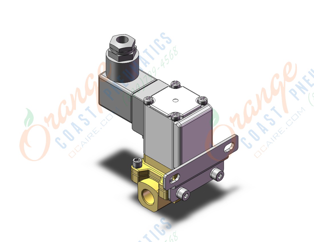 SMC VXZ233AGAXBA solenoid valve, (n.c.), VXD/VXZ 2-WAY MEDIA VALVE