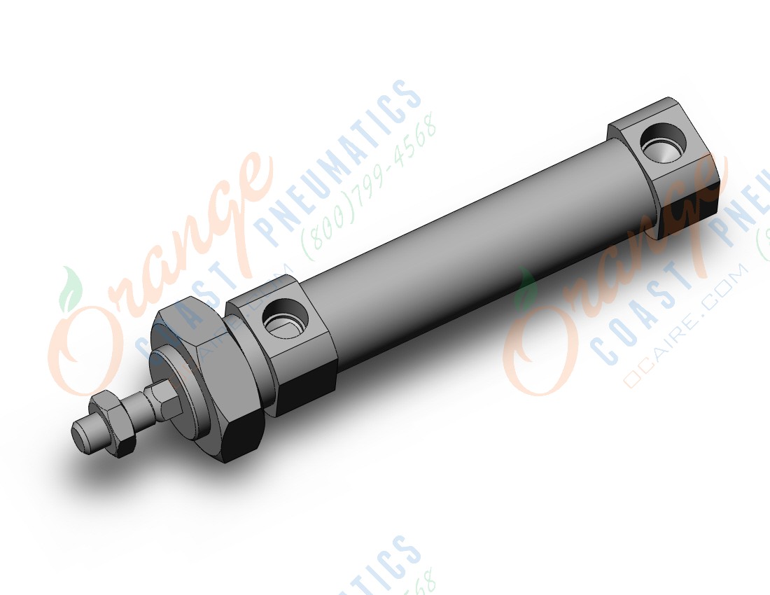 SMC C85KN20-25S cyl, iso, non rotating spr ret, C85 ROUND BODY CYLINDER