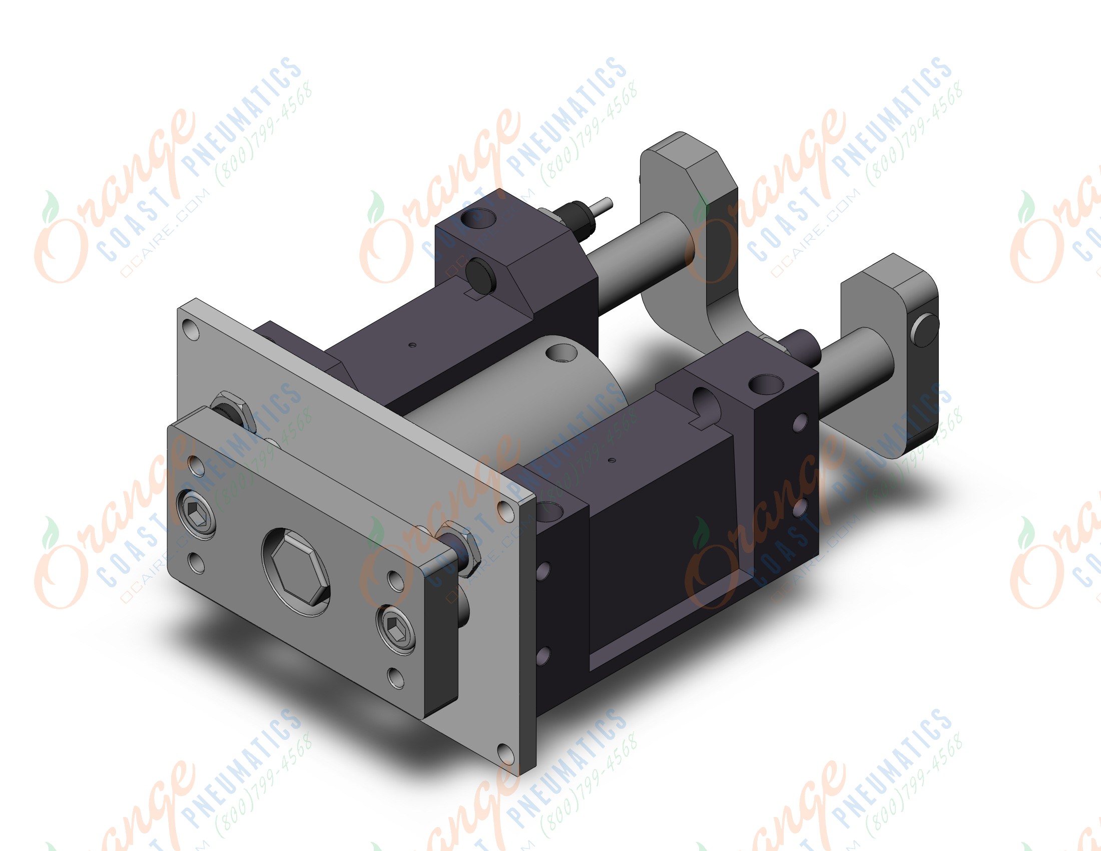 SMC MGGLF100TN-75 cyl, guide, MGG GUIDED CYLINDER