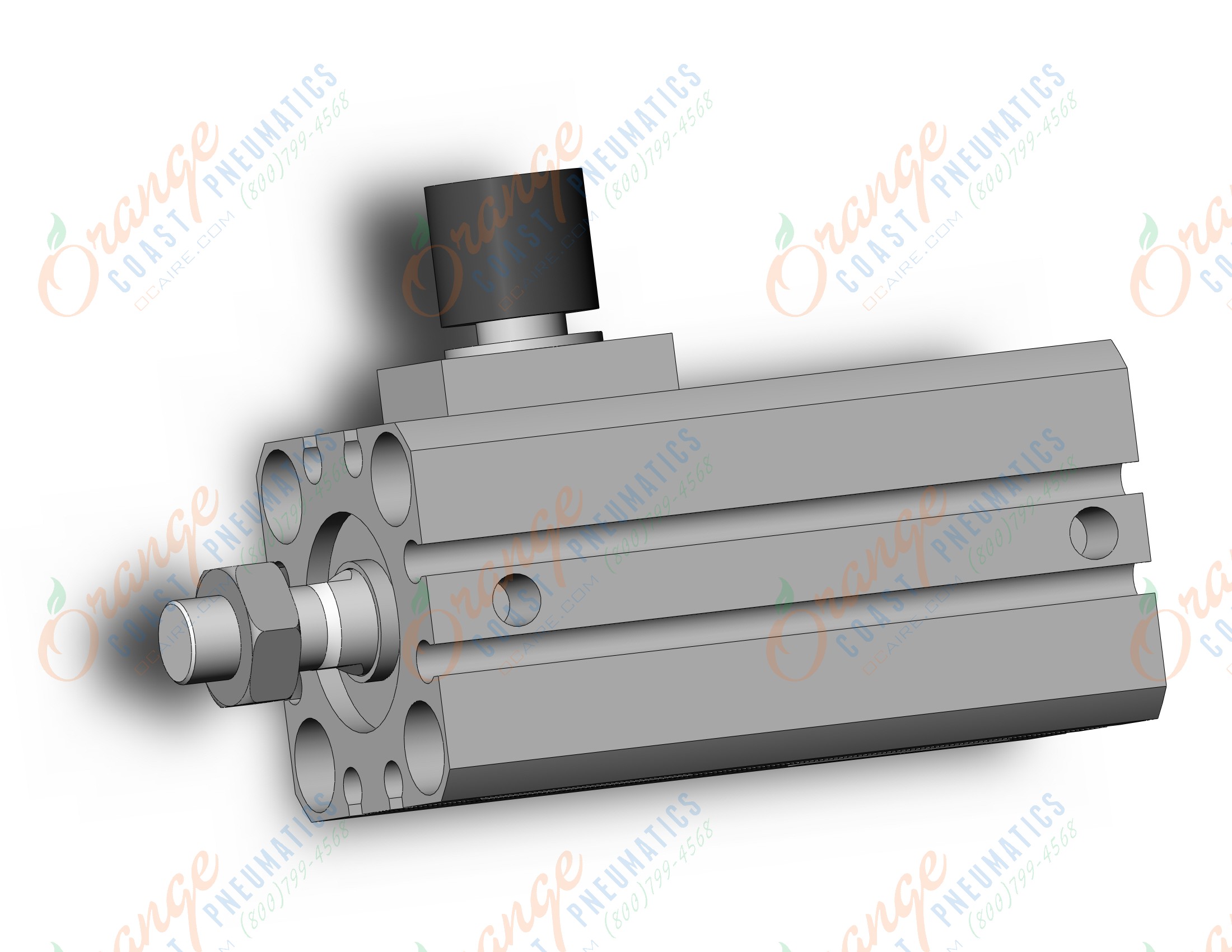 SMC CDBQ2B20-20DCM-RL-M9BW cyl, compact, locking, sw cap, CBQ2 CYLINDER COMPACT LOCKING