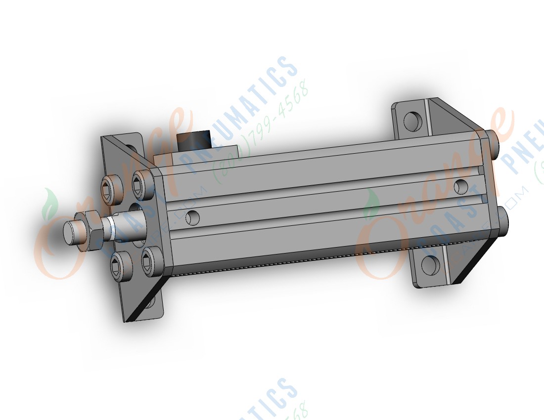 SMC CDBQ2L20-50DCM-RN cyl, compact, locking, sw cap, CBQ2 CYLINDER COMPACT LOCKING