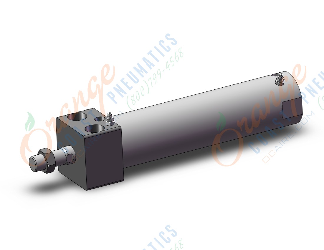 SMC CDG1RA40-125Z cylinder, CG/CG3 ROUND BODY CYLINDER