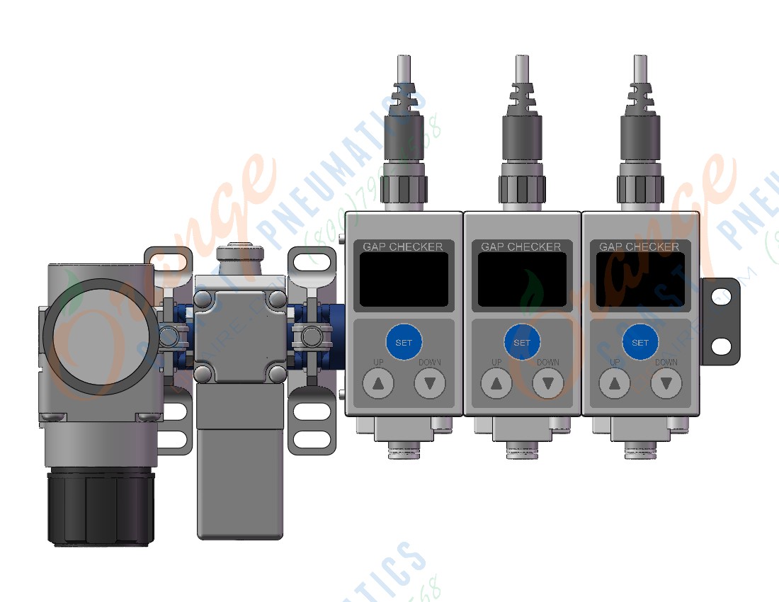 SMC ISA3-HCP-M3B-L1 gap checker, h range, rc, pnp, ISA2 AIR CATCH SENSOR