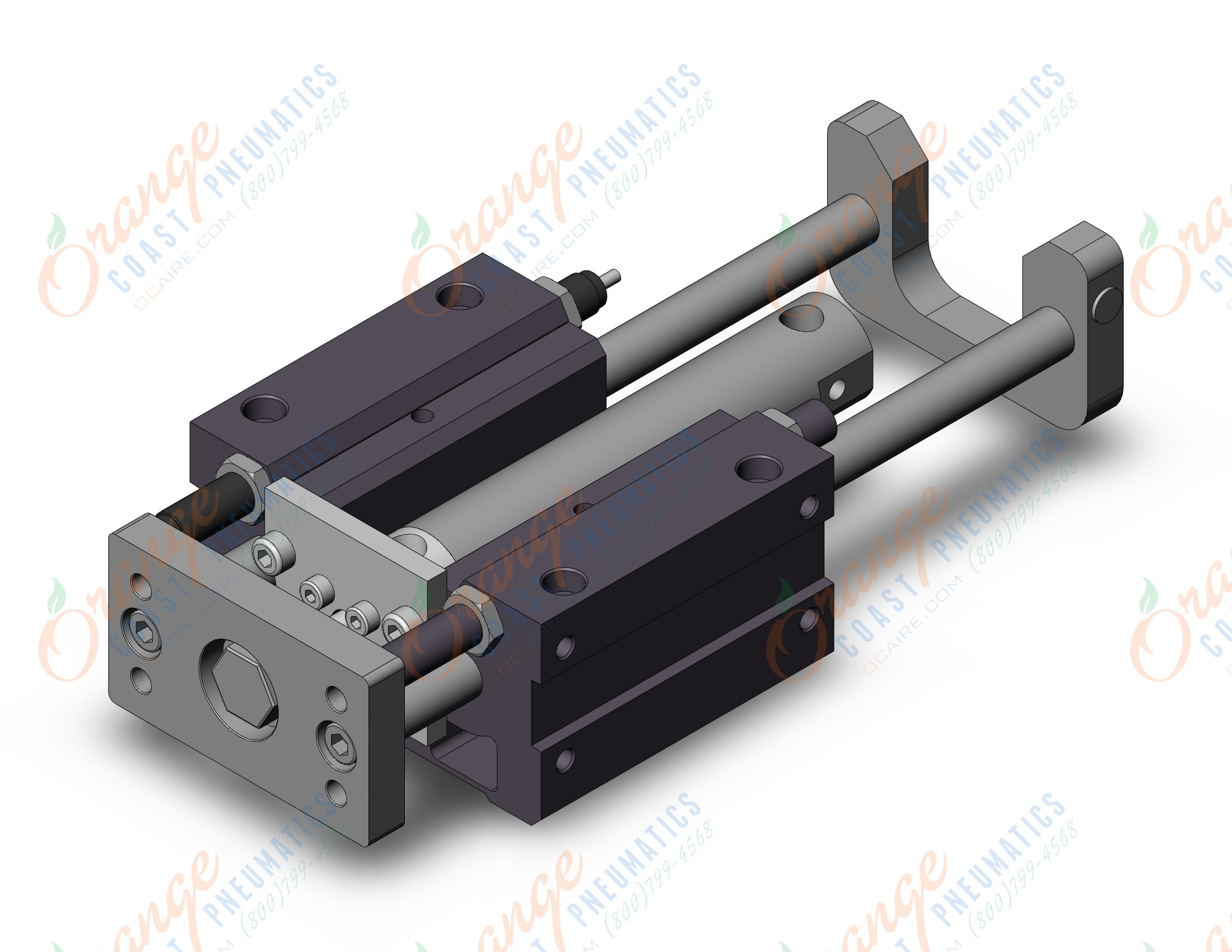 SMC MGGLB20TF-75 cylinder, MGG GUIDED CYLINDER