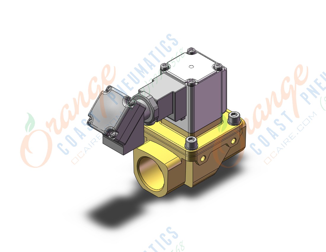 SMC VXZ265KPA valve, media, VXD/VXZ 2-WAY MEDIA VALVE