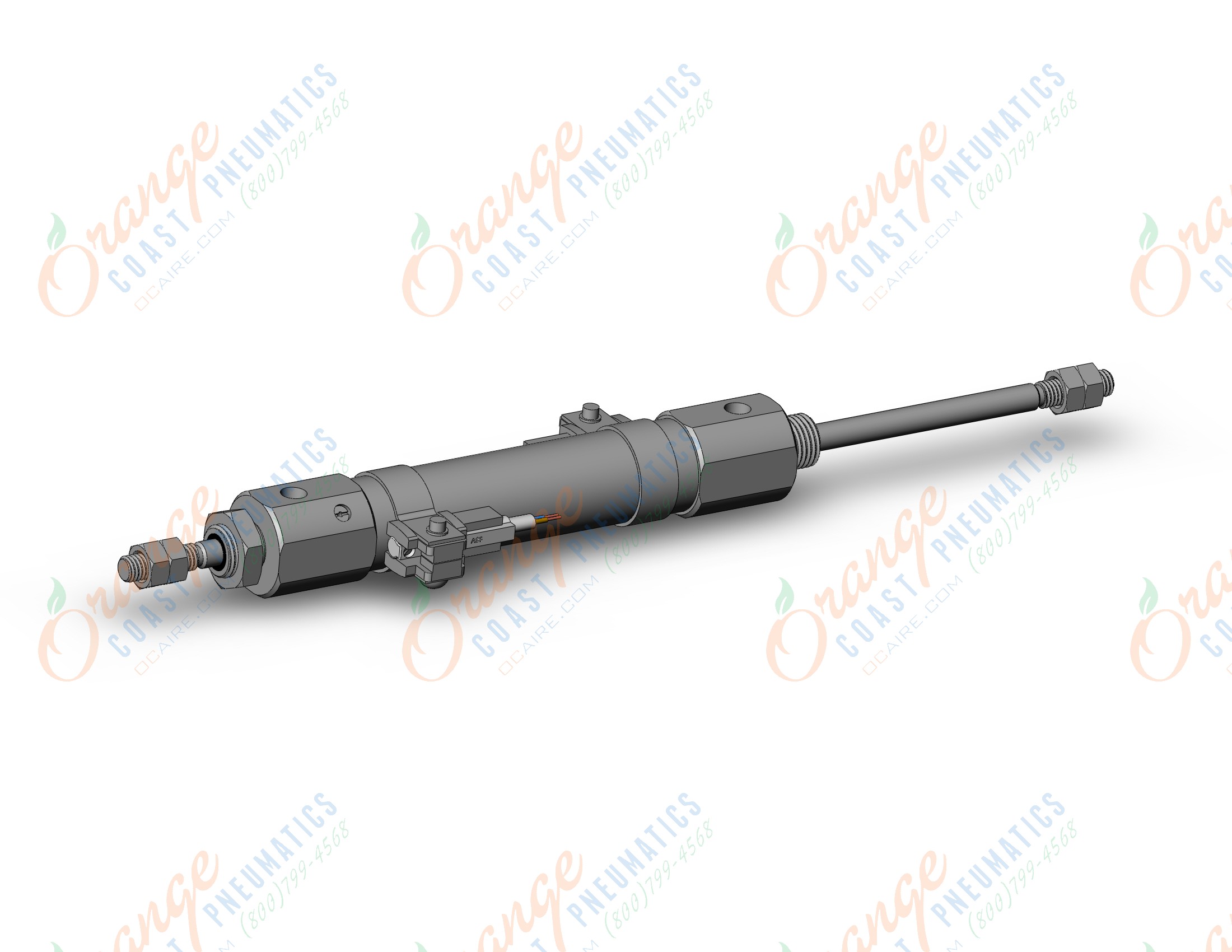 SMC CDJ2WB16-45AZ-A93L-B cylinder, CJ2 ROUND BODY CYLINDER