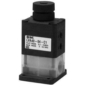 SMC LVA40-04-B1 fluoropolymer, valve, FLUOROPOLYMER VALVES & REG