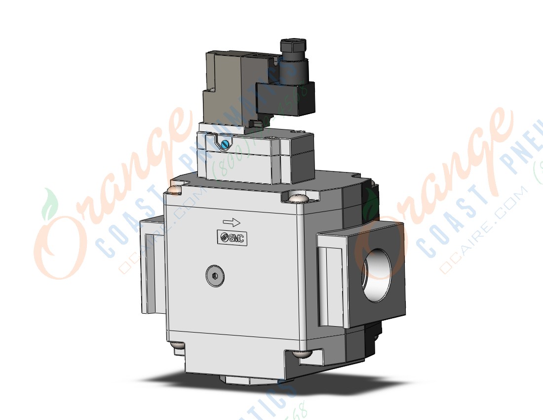 SMC AV5000-N06-5DZB-Z-A valve, soft start, AV SOFT START UP BODY PORT