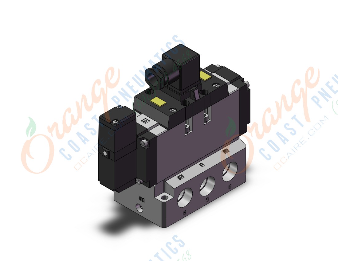 SMC VFR5110R-5DZ-04N valve sgl non plug-in, VFR5000 SOL VALVE 4/5 PORT