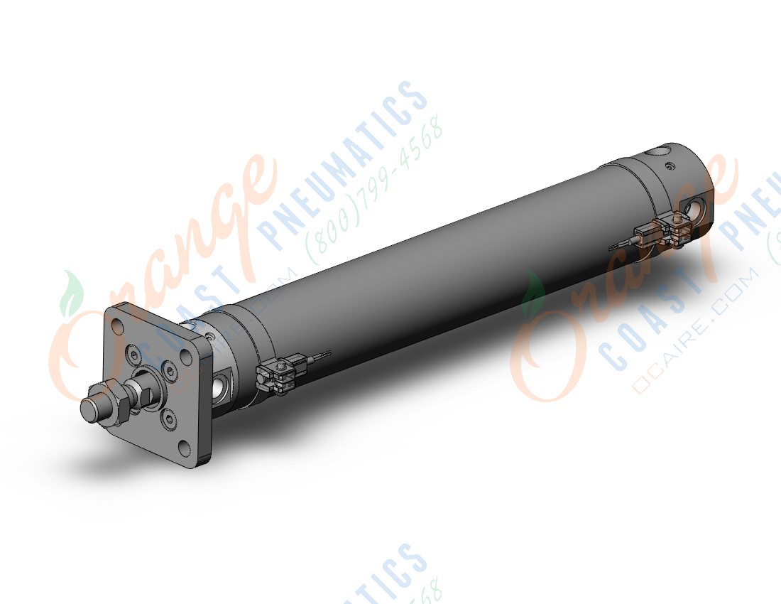 SMC CDG1FA32-200Z-A93L cylinder, CG/CG3 ROUND BODY CYLINDER
