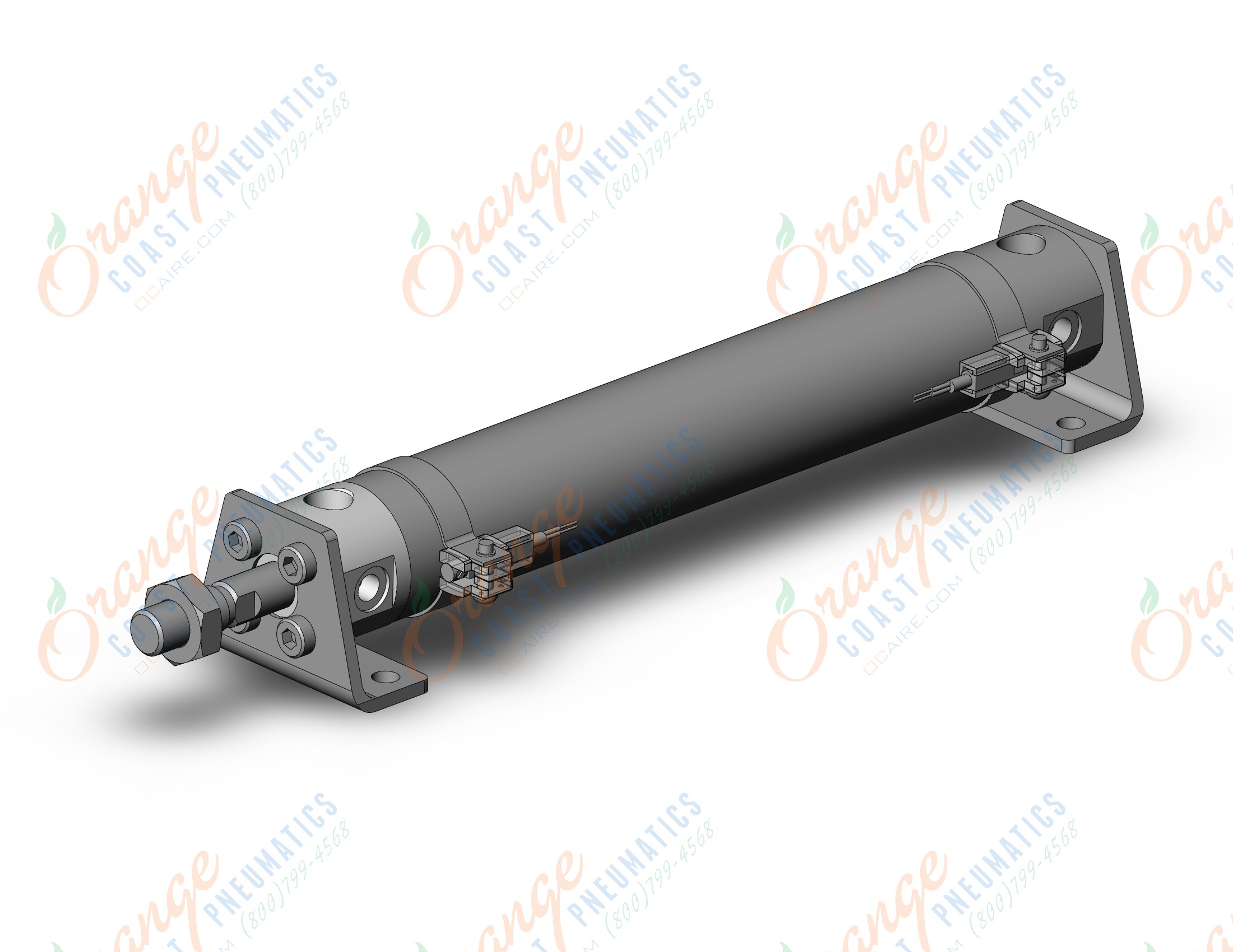 SMC CDG1LN25-150Z-A93L cylinder, CG/CG3 ROUND BODY CYLINDER