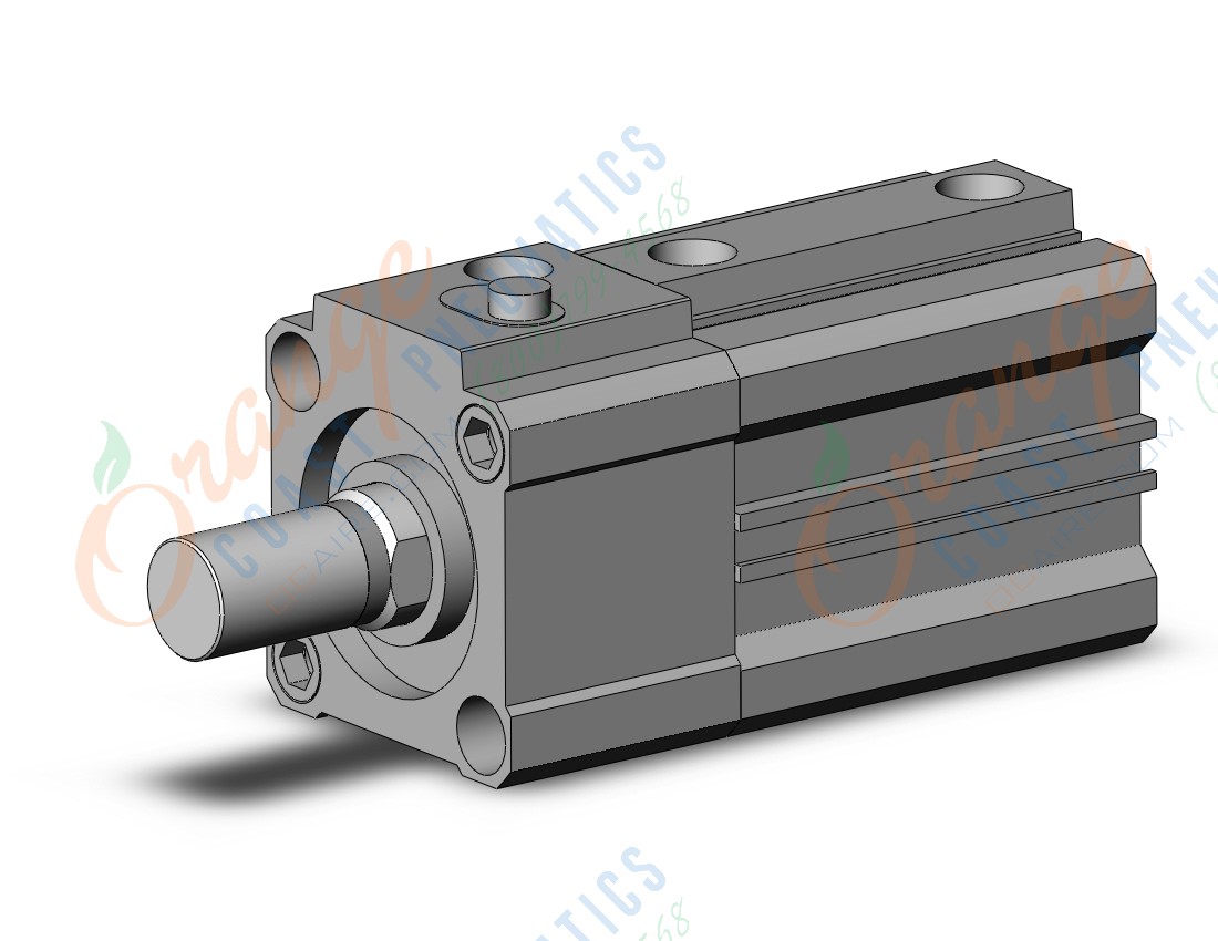 SMC CDLQB32-25DCM-B cyl, compact w/lock sw capable, CLQ COMPACT LOCK CYLINDER