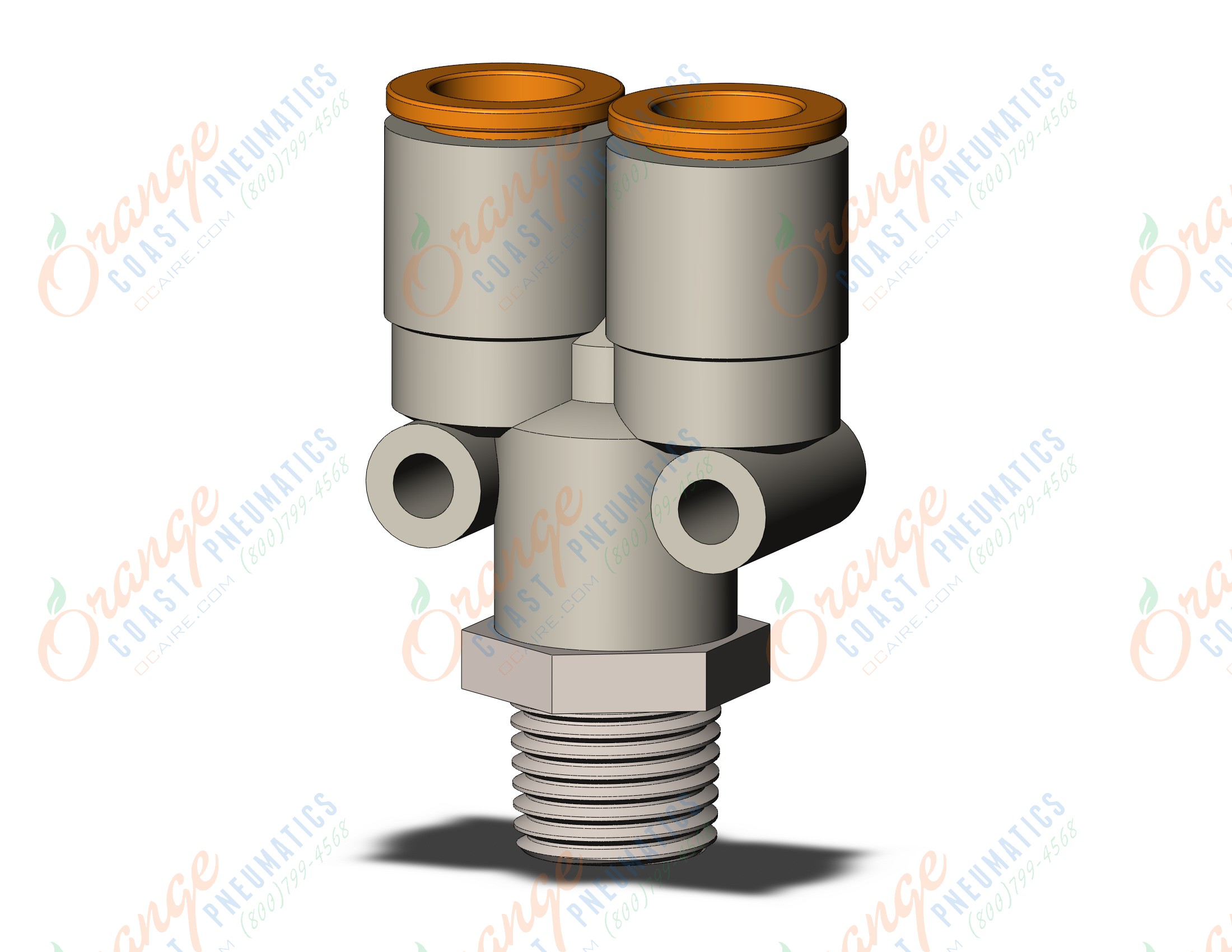 SMC KQ2U11-02N fitting, brancy y, KQ2 FITTING (sold in packages of 10; price is per piece)